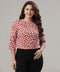 Half Sleeve Printed Chiffon Top